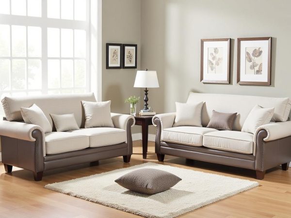 Pair Sofa Sets with Living Room Accessories